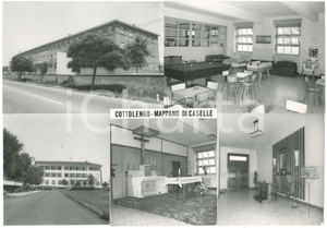 Stampa, bozzetto originale 1965 ca MAPPANO TORINESE  Casa Cottolengo  Vedutine Bozzetto per cartolina 1