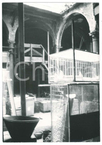 Fotografia d epoca originale 1970 ca BRESCIA Chiesa San Giuseppe  Terzo chiostro  Restauri 2 Foto 10x15 1