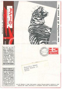 Materiale pubblicitario d’epoca 1966 TURISMO  I GRANDI VIAGGI  Pieghevole pubblicitario 1