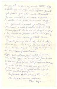 Autografo originale 1968 FIRENZE Lettera Ugo STOPPATO sulla rivista Padova  AUTOGRAFO 1