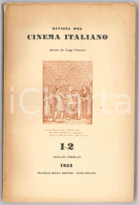 Giornale, rivista storica 1953 RIVISTA DEL CINEMA ITALIANO Luchino Visconti  Polemiche su Viva Zapata! 1