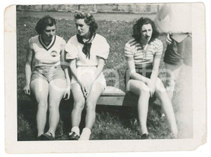 Fotografia d epoca originale 1937 RAPALLO ATLETICA Gabre GABRIC con la squadra femminile Foto 10x8 cm 1