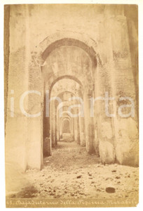 Fotografia d epoca originale 1890 ca BAIA / NAPOLI Interno della Piscina Mirabile Foto Achille MAURI nÂ° 45 1