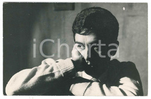 Fotografia d epoca originale 1955 ca TEATRO Giorgio DE LULLO  Ritratto  Foto con autografo 14x9 cm 1