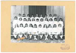 Fotografia d epoca originale 1960 ca STRADELLA Scuole elementari  Classe bambine  Foto PERDUCA & SEGAGNI 3 1