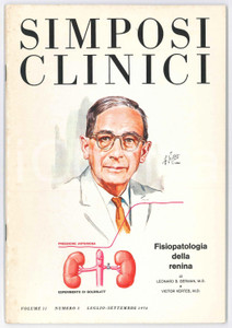 Giornale, rivista storica 1974 SIMPOSI CLINICI Vol.11 n.4  Bartolomeo EUSTACHI nel IV Centenario morte 1