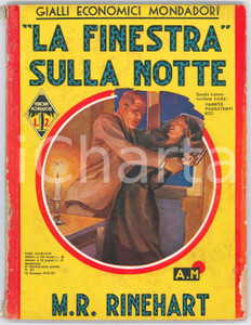Giornale, rivista storica 1937 M. R. RINEHART La finestra sulla notte GIALLI ECONOMICI MONDADORI n.83 1