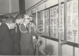 Fotografia d epoca originale 1959 PALERMO Mostra filatelica Sicilia  59 Benedetto MAJORANA DELLA NICCHIARA 1