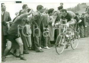 Fotografia d epoca originale 1958 CICLISMO 41Â° GIRO D ITALIA Ercole BALDINI nella tappa a cronometro  Foto 1