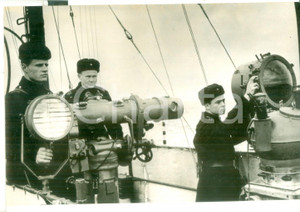 Fotografia d epoca originale 1959 URSS La Marina militare sovietica in assetto di guerra  Foto 18x13 cm 1