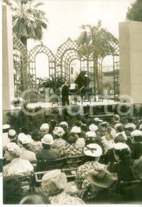 Fotografia d epoca originale 1956 ROMA VILLA ALDOBRANDINI Festival Associazione Combattenti  Concerto  Foto 1
