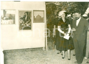 Fotografia d epoca originale 1956 ROMA VILLA ALDOBRANDINI Festival Associazione Combattenti  Carla GRONCHI 1