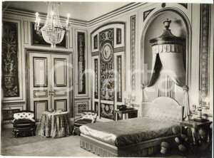 Fotografia d epoca originale 1957 COPENAGHEN The bedroom of ELIZABETH II in Amalienborg Palace  Photo 20x15 1