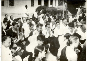 Fotografia d epoca originale 1959 NEW DELHI Manifestazione contro l azione cinese in Tibet  Foto 18x13 1