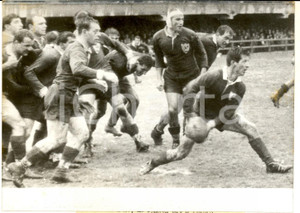 Fotografia d epoca originale 1959 NANTES RUGBY Francia  Italia 220  Una fase del match Foto 18x13 cm 1
