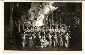 Fotografia d epoca originale 1936 TEATRO GERMANIA Donne a un balletto di Carnevale  Foto cartolina RARA 1