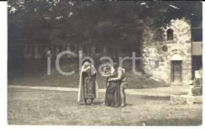 Cartolina originale da collezione Agosto 1924 SAALBURG Festival TEATRO Una scena drammatica  Foto cartolina 1