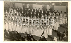 Fotografia d epoca originale 1940 ca GERMANIA MUSICA CLASSICA  Corale in concerto Foto cartolina VINTAGE 1