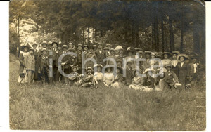 Fotografia d epoca originale 1912 CHEMNITZ D Rudolf PILZ  Gita club degli stenografi  Foto cartolina 1