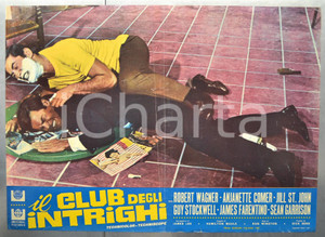 Materiale cinematografico d’epoca 1967 IL CLUB DEGLI INTRIGHI Robert WAGNER Guy STOCKWELL Fotobusta 66x46 cm 1 1
