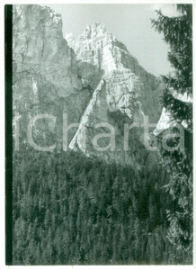 Fotografia d epoca originale 1982 CORVARA IN BADIA Versante del monte Sassongher Fotografia vintage 13x18 cm 1