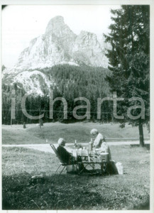 Fotografia d epoca originale 1982 CORVARA IN BADIA Versante del monte SASSONGHER Fotografia artistica 13x18 1