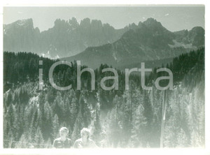 Fotografia d epoca originale 1975 NOVA LEVANTE BZ Il massiccio del LATEMAR Fotografia animata 18x13 cm 1