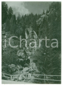 Fotografia d epoca originale 1979 PADOLA BL Veduta dal ponte PISANDOLO  Fotografia vintage 13x18 cm 1