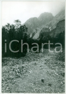 Fotografia d epoca originale 1979 BRAIES BZ  Sentiero tra le montagne Fotografia VINTAGE 13x18 cm 1