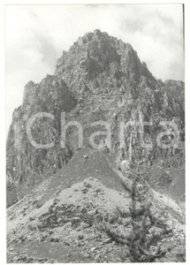 Fotografia d epoca originale 1981 SARETTO CN Veduta delle Alpi Cozie Foto VINTAGE 18x13 cm 1