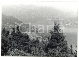 Fotografia d epoca originale 1980 MONTE MOTTARONE VB Veduta del LAGO MAGGIORE Foto VINTAGE 18x13 cm 1