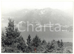 Fotografia d epoca originale 1980 MONTE MOTTARONE VB Veduta panoramica del LAGO MAGGIORE Foto 18x13 cm 1