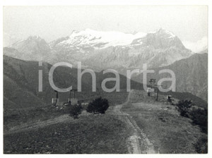 Fotografia d epoca originale 1980 ALPI LEPONTINE Veduta panoramica del MONTE LEONE Fotografia VINTAGE 18x13 1