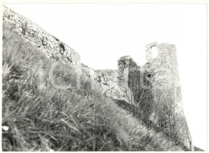 Fotografia d epoca originale 1977 ASSISI Rocca Maggiore  Veduta di una torre in pietra Foto ARTISTICA 18x13 1