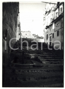 Fotografia d epoca originale 1979 MONTE SANT ANGELO FG Scalinata verso il santuario  Foto VINTAGE 13x18 cm 1
