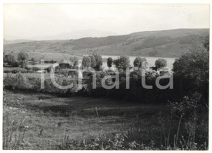 Fotografia d epoca originale 1976 L AQUILA Veduta del lago artificiale di CAMPOTOSTO  Foto VINTAGE 18x13 cm 1
