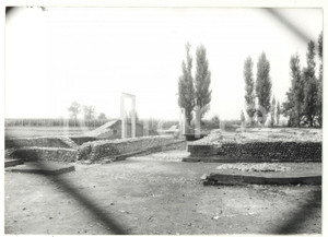 Fotografia d epoca originale 1981 BENE VAGIENNA Scorcio del Teatro Romano attraverso rete di protezione FOTO 1