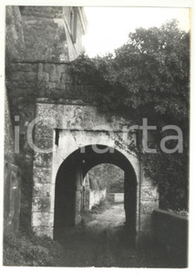 Fotografia d epoca originale 1977 CIVITA CASTELLANA VT Portale d ingresso del FORTE SANGALLO  Foto VINTAGE 1
