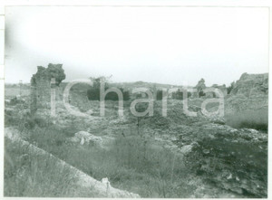 Fotografia d epoca originale 1980 MACERATA Resti del teatro romano di HELVIA RECINA  Foto 18x13 cm 1