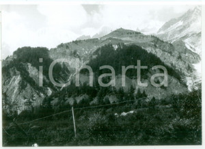 Fotografia d epoca originale 1978 VAL FERRET AO Scorcio del MONTE BIANCO  Fotografia VINTAGE 18x13 1