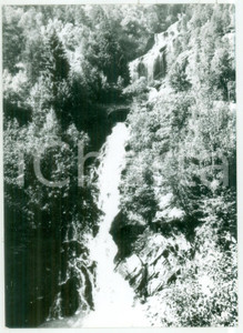 Fotografia d epoca originale 1978 LA SALLE Veduta della cascata di LENTENEY  Fotografia VINTAGE 13x18 cm 1