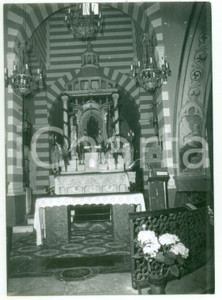 Fotografia d epoca originale 1976 CAPRANICA PRENESTINA ROMA Altare del Santuario della Mentorella Foto 1