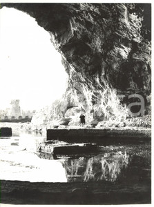 Fotografia d epoca originale 1976 SPERLONGA Villa di Tiberio  Interni della grotta Foto ANIMATA 18x24 1