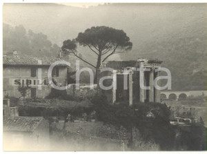 Fotografia d epoca originale 1974 TIVOLI ROMA Veduta del Tempio di Vesta Fotografia ARTISTICA 18x13 cm 1