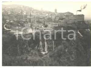 Fotografia d epoca originale 1974 TIVOLI ROMA Scorcio della cittÃ  con le cascate Foto ARTISTICA 18x13 cm 1