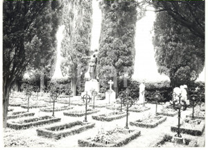 Fotografia d epoca originale 1979 AQUILEIA UD Cimitero degli Eroi  Lâ€™angelo della caritÃ  Foto 18x13 1