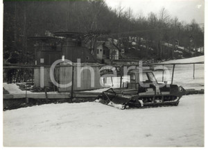 Fotografia d epoca originale 1977 SUBIACO  CAMPO DELL OSSO Impianto sciistico con gatto delle nevi Foto 1