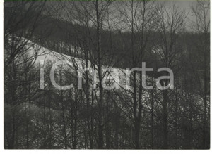 Fotografia d epoca originale 1977 SUBIACO  CAMPO DELL OSSO Scorcio di una pista da sci Foto VINTAGE 18x13 1