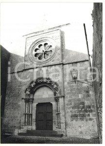 Fotografia d epoca originale 1981 TARQUINIA VT Facciata della Chiesa dell Annunziata Foto VINTAGE 13x18 1