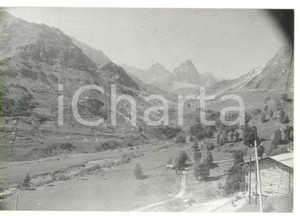 Fotografia d epoca originale 1981 CASTELMAGNO  CHIAPPI CN Veduta panoramica della vallata Foto 18x13 cm 1